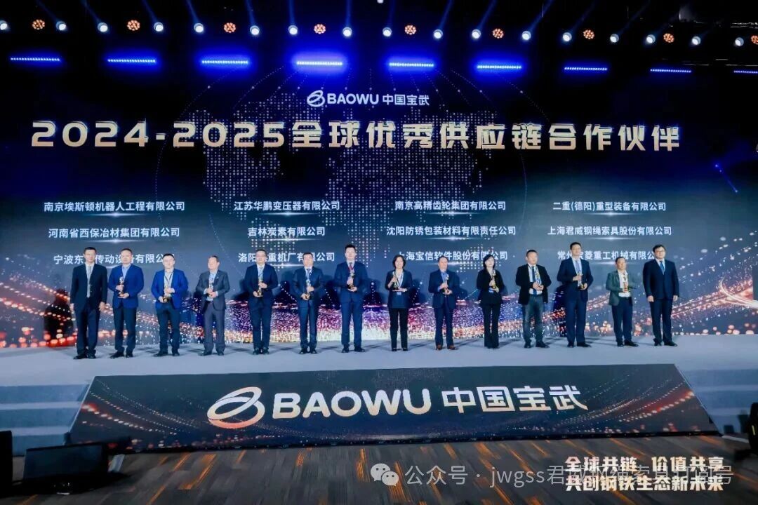 中国宝武 2024-2025 全球优异供应链相助同伴